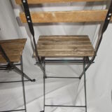 Old pair of folding garden chairs