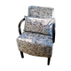Fauteuil tissus créateur etel ld