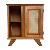 Vintage sideboard in oak compass feet and cannage