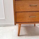 Vintage chiffonier with compass feet