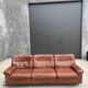 DS-66 Sofa in brown leather – 3-seater – Swiss vintage design