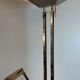 Chrome and brass floor lamp by Deknudt Belgium, 1980s