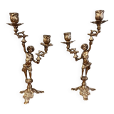 Antique candlesticks