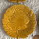 4 ceramic flat plates Barbotine