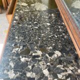 Vintage marble sideboard with mirror from the 1930s