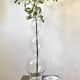 Large vase with 3 wavy glass balls