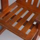 Set of four pine Scandinavian armchairs 1930
