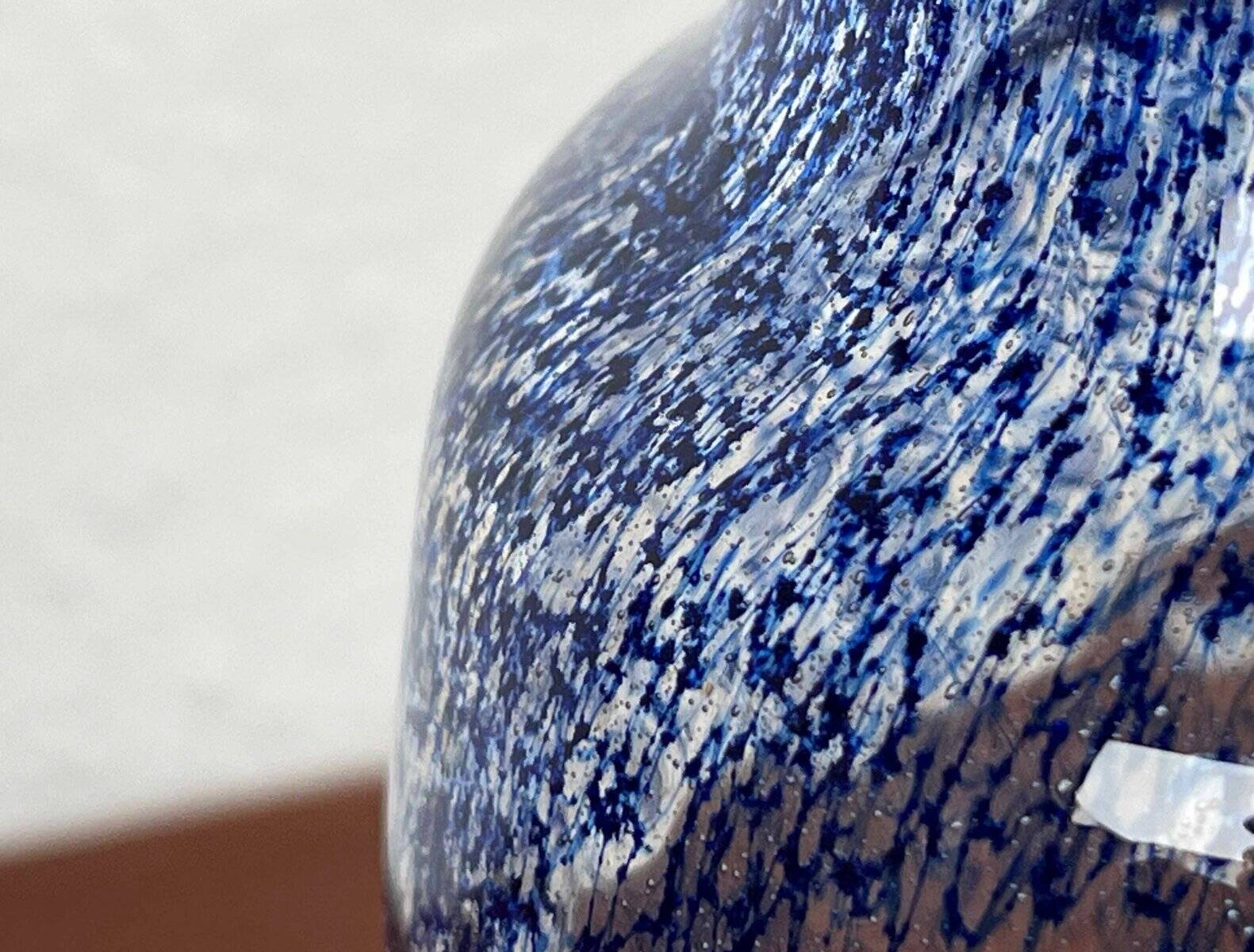 Vintage Swedish glass vase by Sven Vallien for Kosta Boda.
