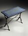 Side table mosaic cast iron