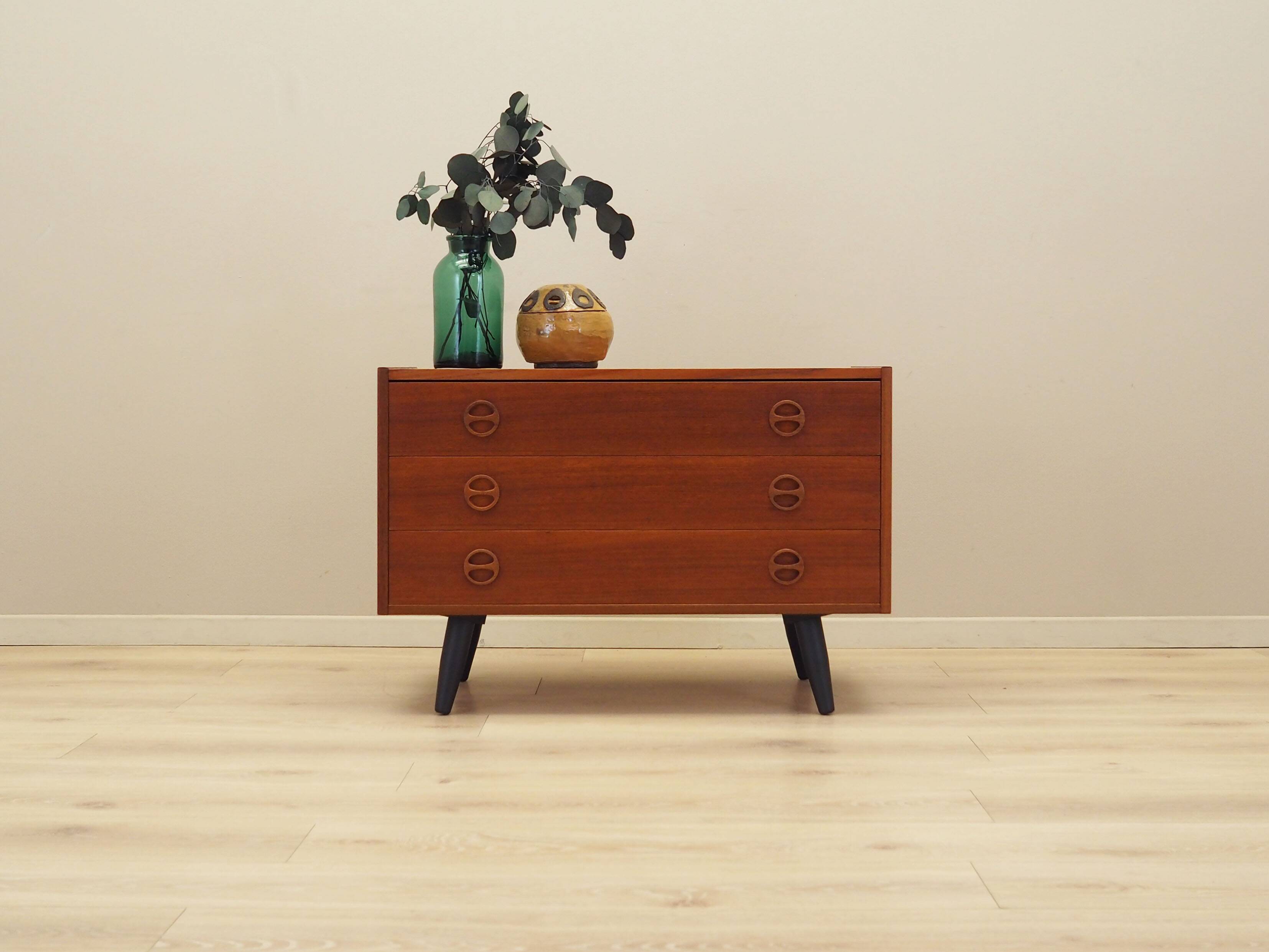 Teak chest of drawers, Danish design, 1960s, production: Denmark
