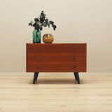 Teak chest of drawers, Danish design, 1960s, production: Denmark