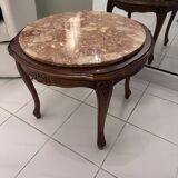 Antique carved wooden gueridon