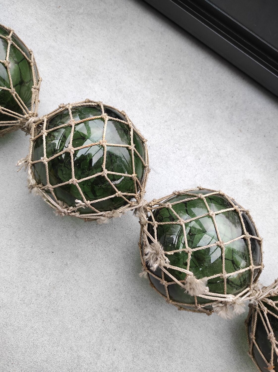Fishermen's glass floats