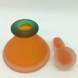 Orange bottle with cork, 70s