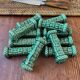 12 green ceramic knife holders
