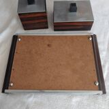 Rosewood desk set