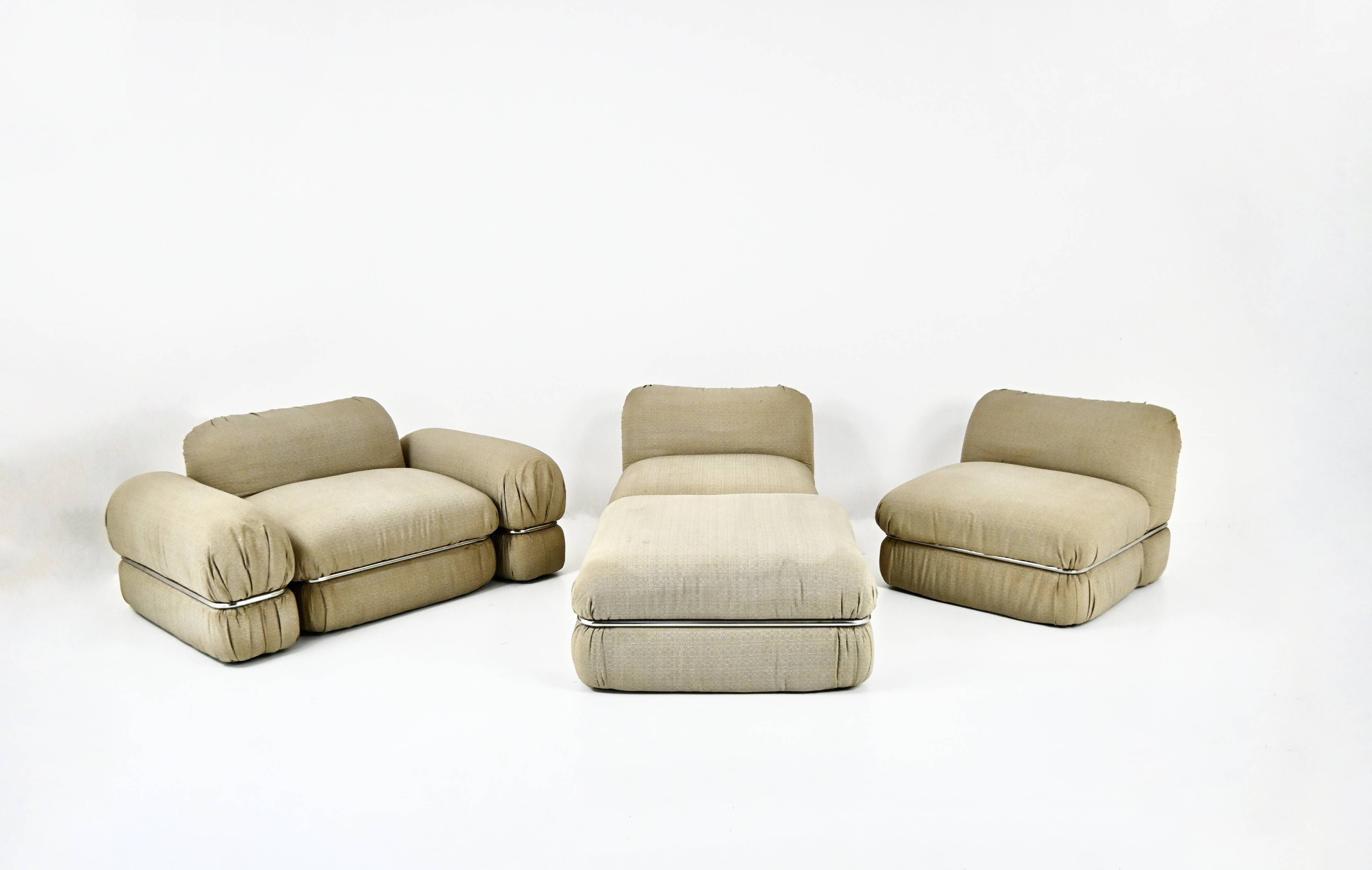 Modular sofa by Rodolfo Bonetto for Tecnosalotto, 1960s