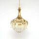 Glass Doria lamp, Germany 1970s