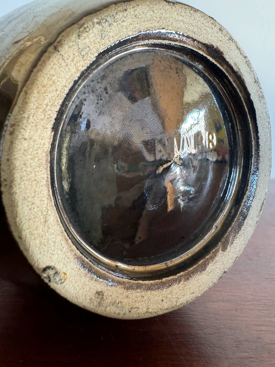 Vallauris ceramic vase from the 50s