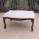 Wood and marble coffee table