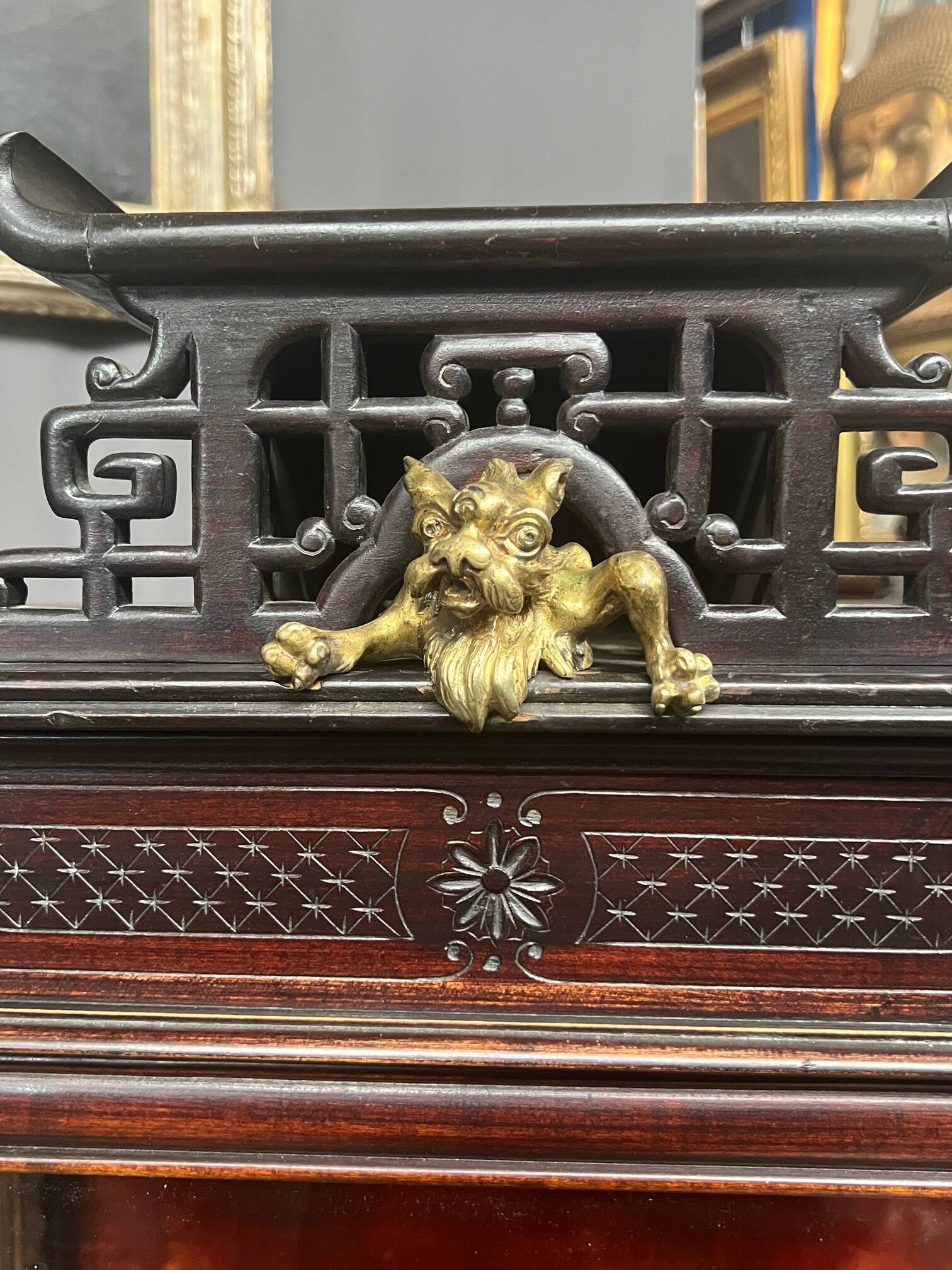 Japanese-style display cabinet.
