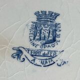 Serving dish, iron earth, Gien