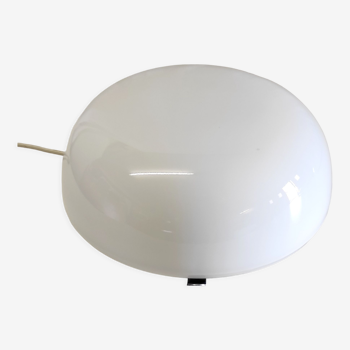 Wall lamp/ceiling lamp design round globe in opaline glass choisylux diam. 25 cm – 60s/70s