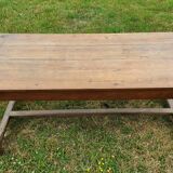Old farmhouse table with drawers