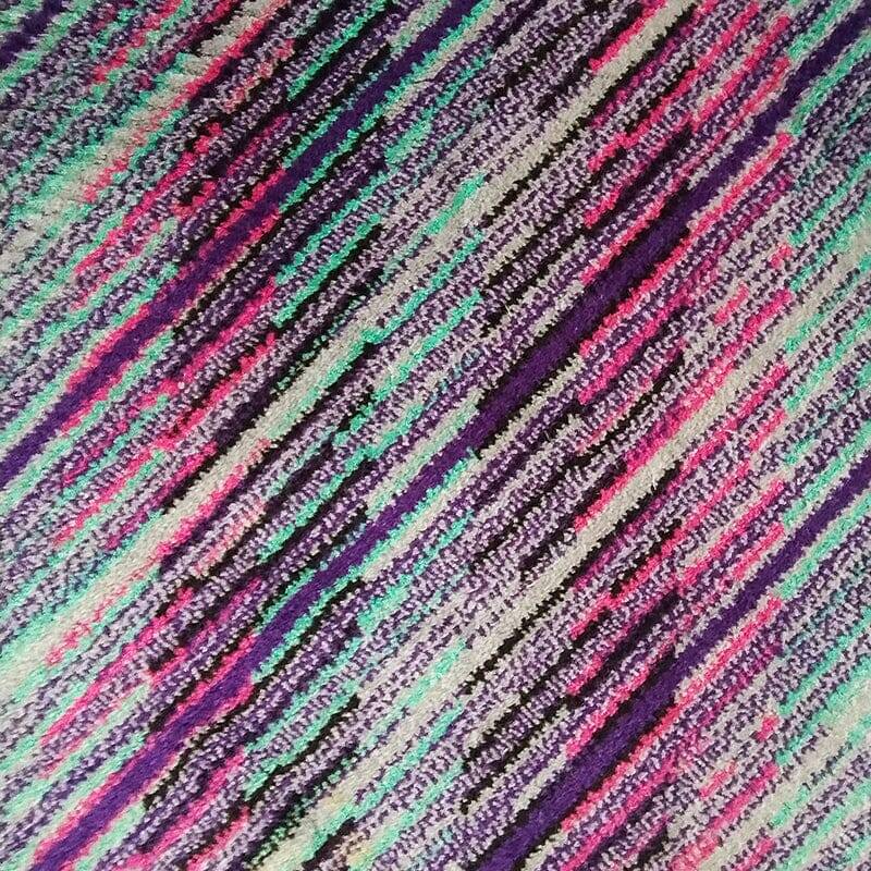 1980s Gorgeous Geometric Italian Woolen Rug by Missoni for T&J Vestor