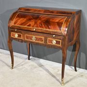 Mahogany and Rosewood Cylinder Desk, Louis XV period – 1st part XVI