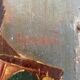Old painting Russian Icon Saint Nicholas the Wonderworker