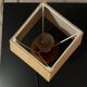 Lampe boule bois massif