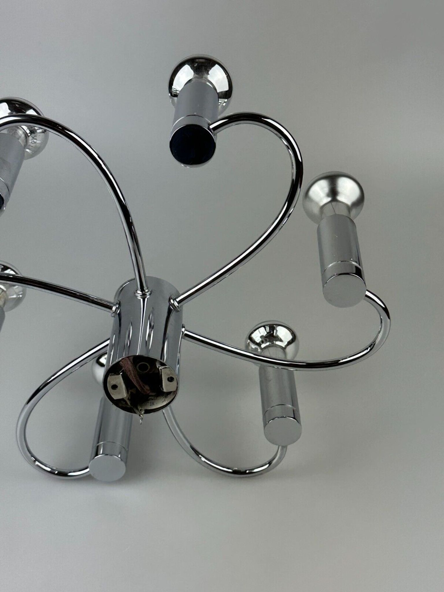 60s 70s Sputnik wall lamp or ceiling lamp by Cosack Leuchten Chrom