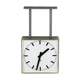 Double-Sided Railway Clock from Pragotron, 1980s