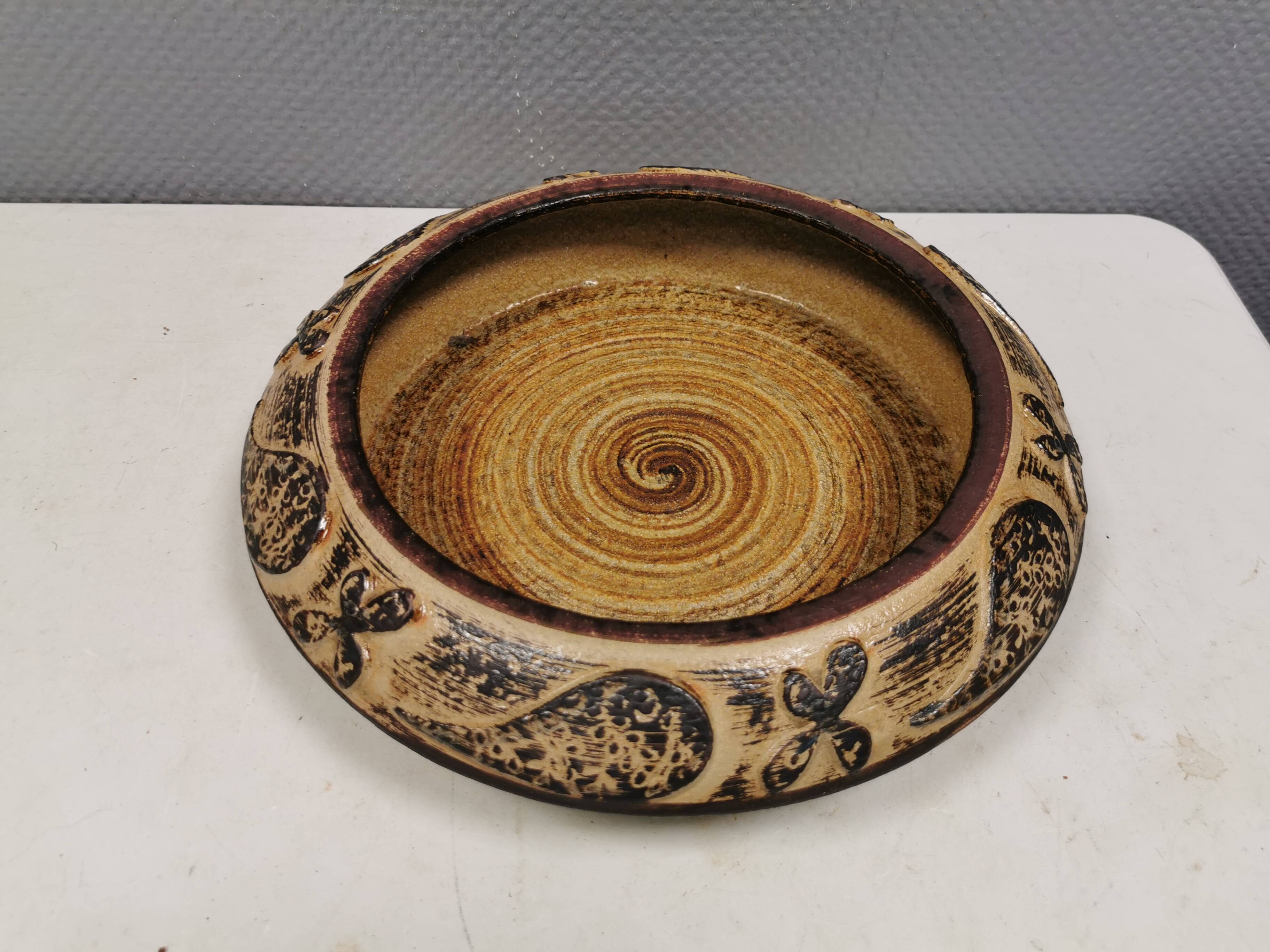 Large Haico Nitzsche bowl from Danish Søholm 1970s.