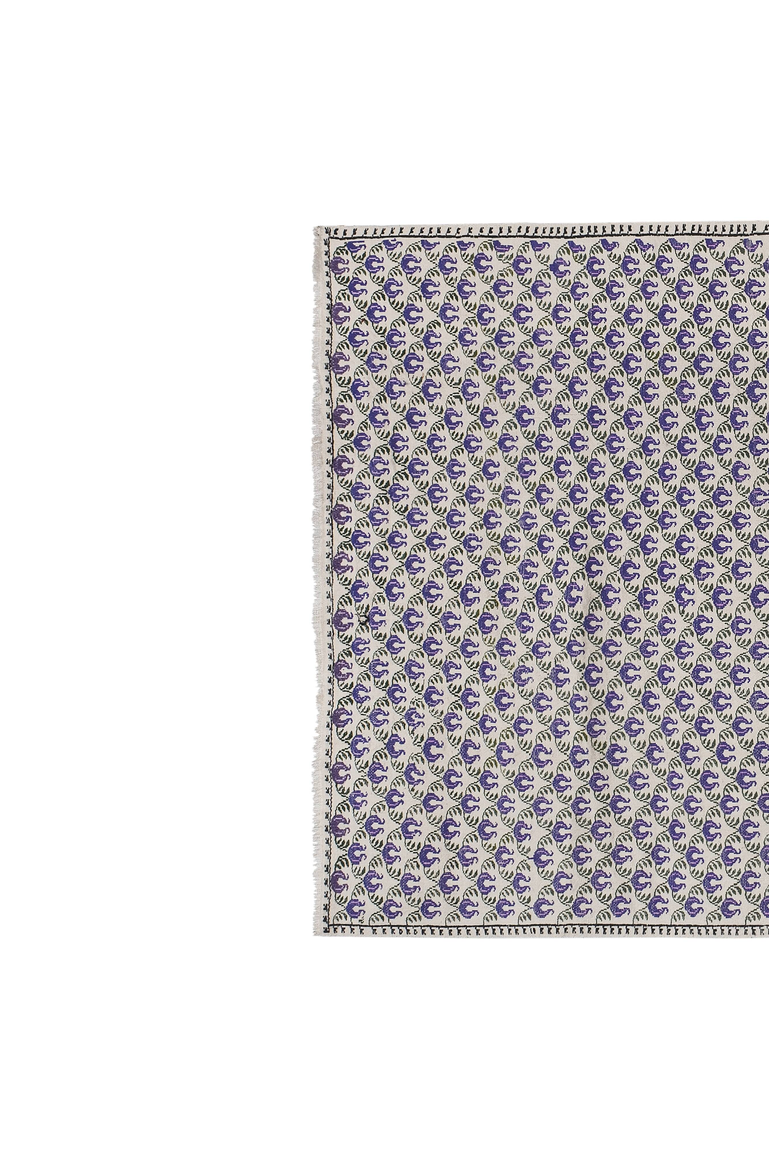 Vintage Turkish Oushak Rug Handwoven 160x250 cm