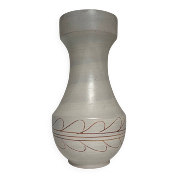 Vase céramique 1970 de la Thuiliére