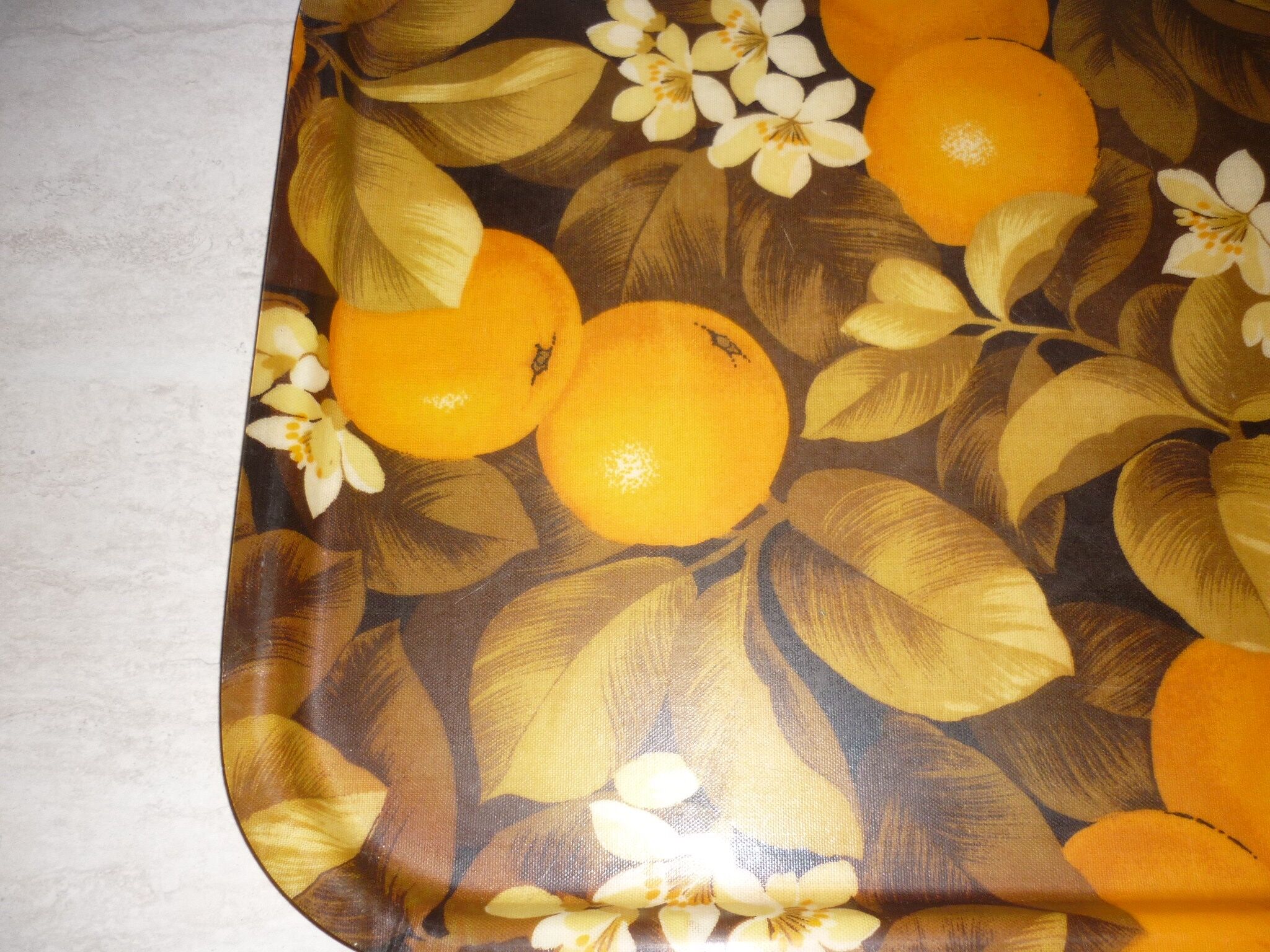 Orange fiberglass top, 70s