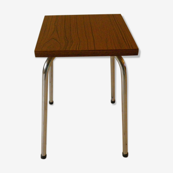 Zebra brown formica tabouret - 1965