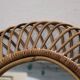1960s Italian design bamboo mirror