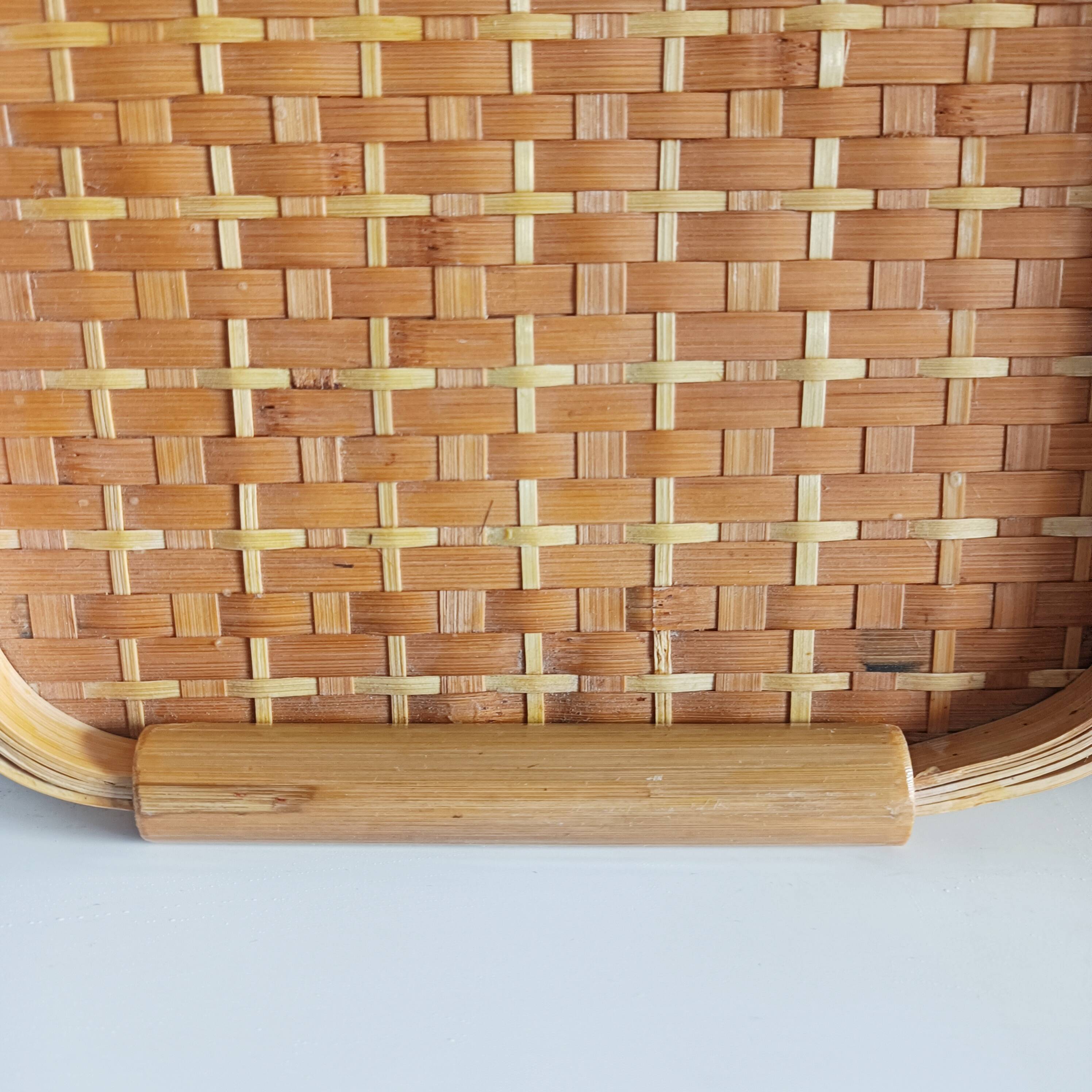 Rattan tray