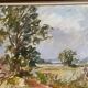 Original Swedish Oil on Canvas – “Landscape” by Sigurd Hagegård – Signed – Vintage & Framed – 62 × 53 cm (24.4" × 20.9")