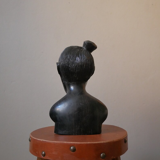Bust of a woman in ebony African Art
