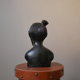 Bust of a woman in ebony African Art