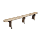 Vintage wooden bench, side table