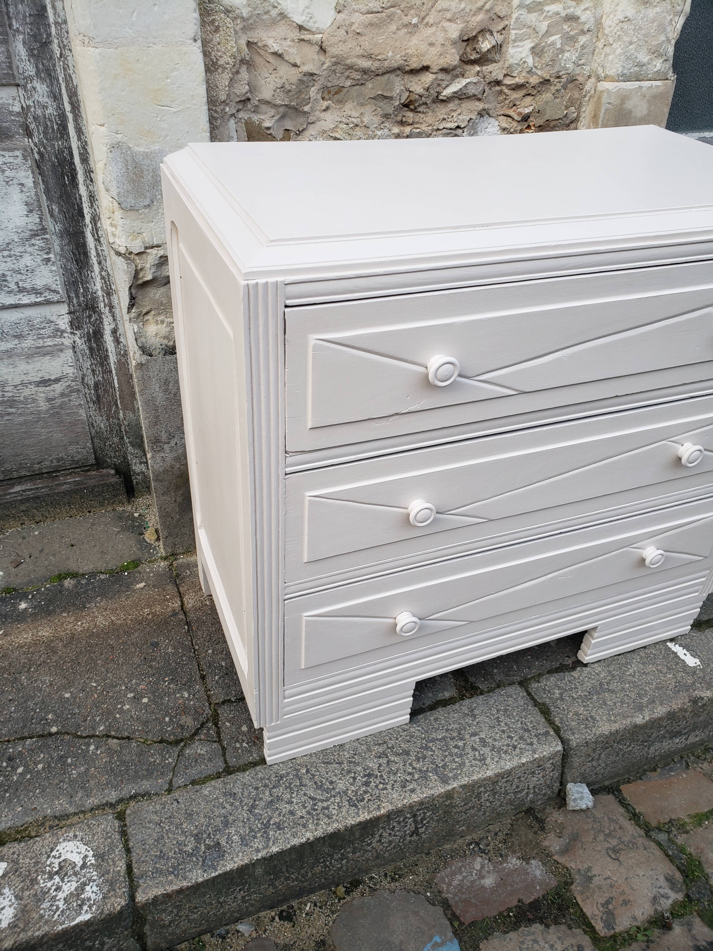 Dresser vintage powder white changing table