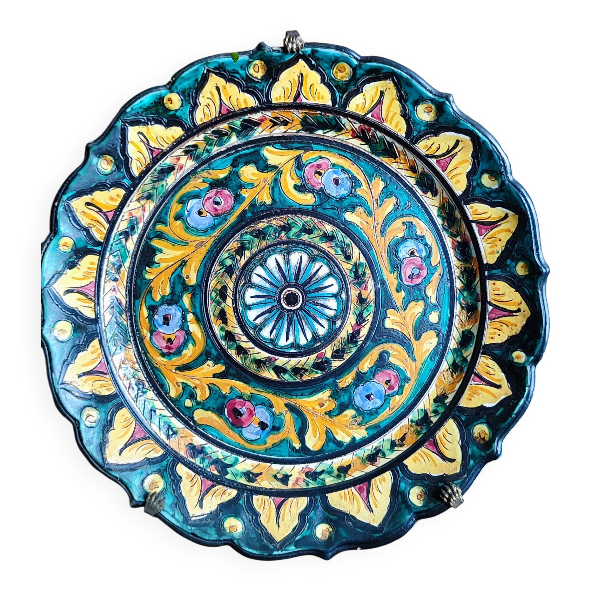 Handmade decorative wall plate