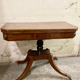 Mahogany console/game table