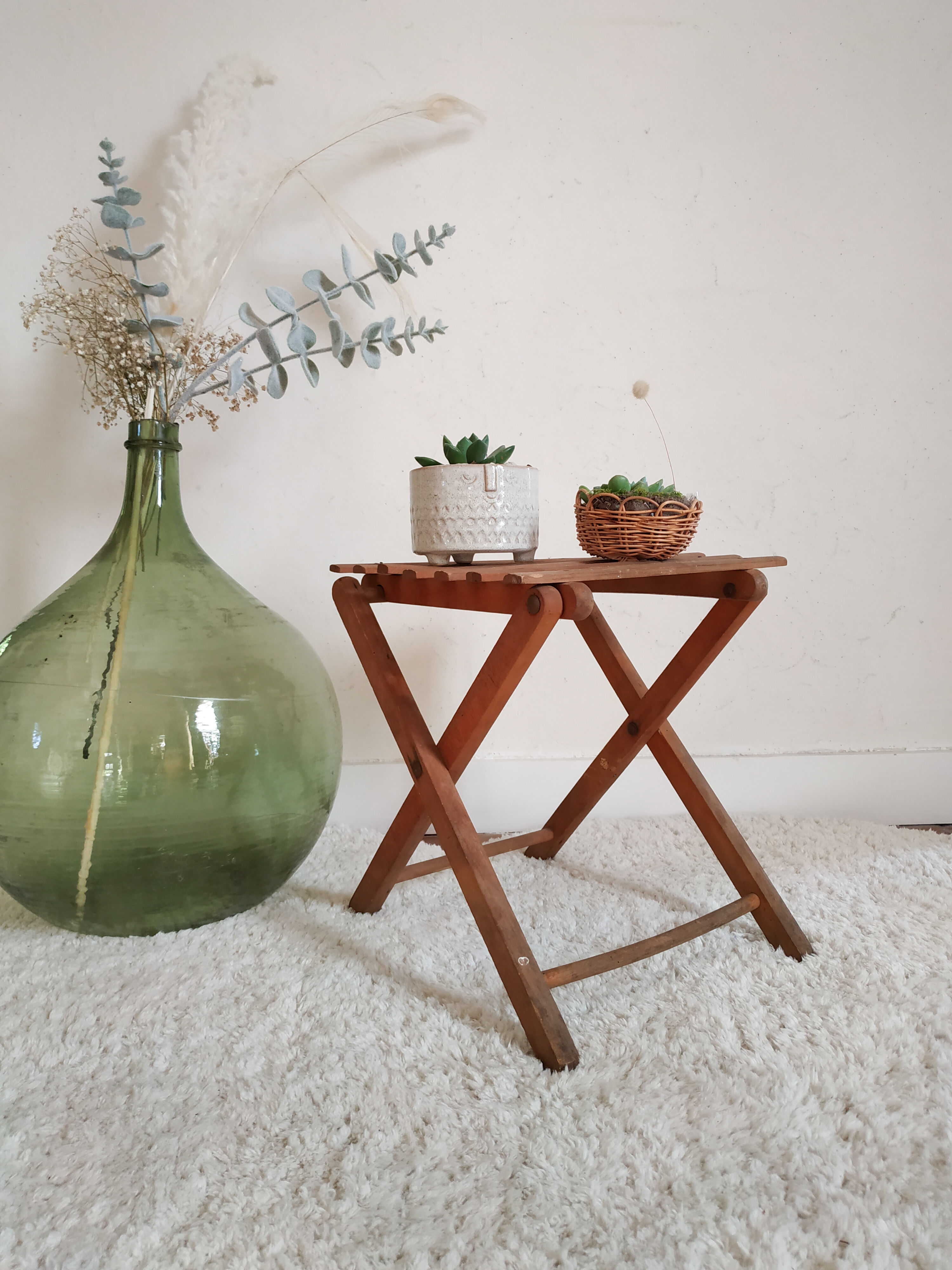 Wooden stool