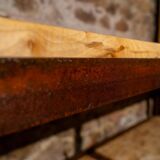 Designer handmade solid wood/steel workbench